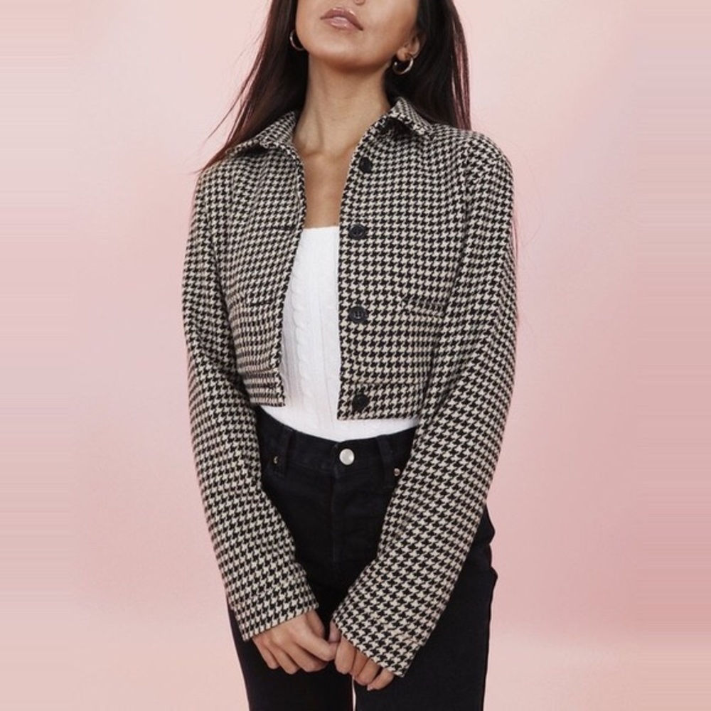 Cry Baby Lola Houndstooth cropped jacket - Picture 4 of 5